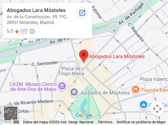 Mapa Móstoles
